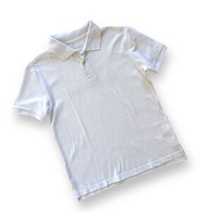 THE CHILDREN'S PLACE White‎ Polo Youth Boy Girl Size Large 10/12